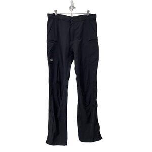 Millet Mens Black Trek Stretch Athletic Hiking Bouldering Pants Nylon Medium